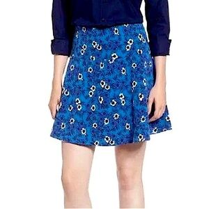 NWT Draper James Blue Floral Pastoral Mini Skirt